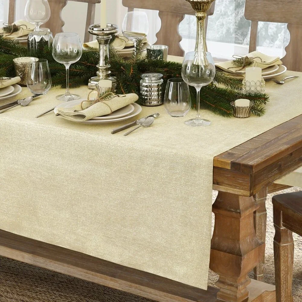Villeroy & Boch Windsor Tablecloth | Metallic Shimmer | 60 x 144” Oblong | NWT